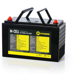 Mivardi M-CELL LiFePO4 12V 100Ah + 20A nabíječka